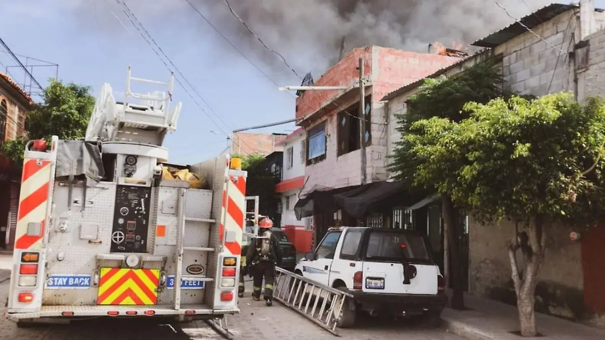 Incendio azotea